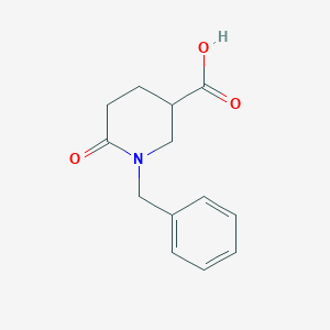 molecular formula C13H15NO3 B2922083 1-苄基-6-氧代哌啶-3-羧酸 CAS No. 32749-55-6