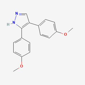 molecular formula C17H16N2O2 B2922094 3,4-bis(4-methoxyphenyl)-1H-pyrazole CAS No. 1007072-64-1