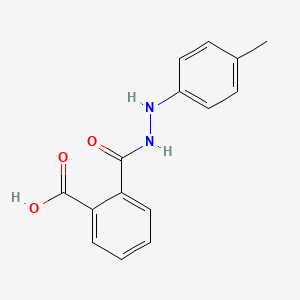 molecular formula C15H14N2O3 B2922107 2-((2-(4-Methylphenyl)hydrazino)carbonyl)benzenecarboxylic acid CAS No. 109310-97-6