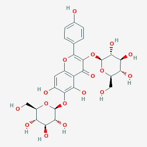 molecular formula C27H30O17 B2922128 6-羟基山奈酚 3,6-二葡萄糖苷 CAS No. 142674-16-6