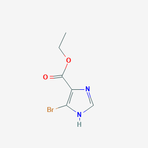 molecular formula C6H7BrN2O2 B2922131 ethyl 5-bromo-1H-imidazole-4-carboxylate CAS No. 944906-76-7