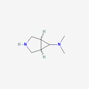 molecular formula C7H14N2 B2922139 exo-N,N-Dimethyl-3-azabicyclo[3.1.0]hexan-6-amine CAS No. 845626-22-4
