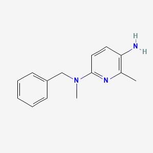 molecular formula C14H17N3 B2922223 N2-苄基-N2,6-二甲基吡啶-2,5-二胺 CAS No. 1216010-36-4