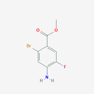 molecular formula C8H7BrFNO2 B2922249 4-氨基-2-溴-5-氟苯甲酸甲酯 CAS No. 1196693-85-2