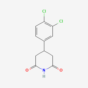 molecular formula C11H9Cl2NO2 B2922250 4-(3,4-Dichlorophenyl)piperidine-2,6-dione CAS No. 104115-69-7