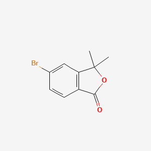 molecular formula C10H9BrO2 B2922254 5-bromo-3,3-dimethyl-3H-isobenzofuran-1-one CAS No. 1029696-37-4