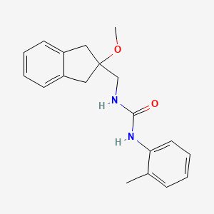 molecular formula C19H22N2O2 B2922261 1-((2-methoxy-2,3-dihydro-1H-inden-2-yl)methyl)-3-(o-tolyl)urea CAS No. 2034411-91-9