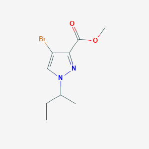 molecular formula C9H13BrN2O2 B2922270 methyl 4-bromo-1-sec-butyl-1H-pyrazole-3-carboxylate CAS No. 1856021-45-8