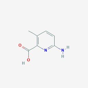 molecular formula C7H8N2O2 B2922278 6-Amino-3-methylpicolinic acid CAS No. 1628841-42-8