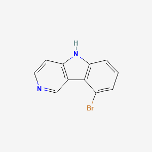 molecular formula C11H7BrN2 B2922285 9-bromo-5H-pyrido[4,3-b]indole CAS No. 1015460-62-4
