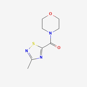 (3-Methyl-1,2,4-thiadiazol-5-yl)(morpholino)methanone