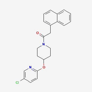 1-(4-((5-Chloropyridin-2-yl)oxy)piperidin-1-yl)-2-(naphthalen-1-yl)ethanone