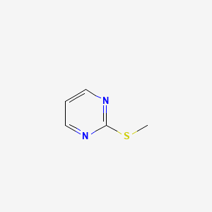 molecular formula C5H6N2S B2922345 2-(Methylthio)pyrimidine CAS No. 823-09-6