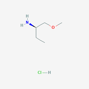 molecular formula C5H14ClNO B2922349 (R)-1-Methoxybutan-2-amine hydrochloride CAS No. 678182-79-1