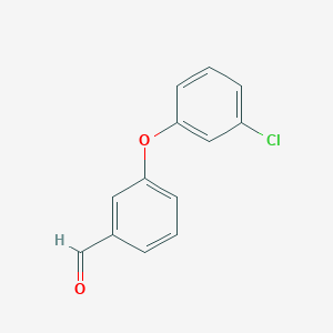molecular formula C13H9ClO2 B2922383 3-(3-氯苯氧基)苯甲醛 CAS No. 78725-45-8