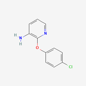 molecular formula C11H9ClN2O B2922440 2-(4-Chlorophenoxy)pyridin-3-amine CAS No. 303188-13-8