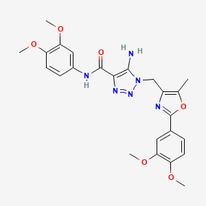 2-{1-[(5-chloro-2-thienyl)sulfonyl]piperidin-4-yl}-N-(3-methylbenzyl)propanamide