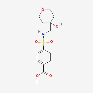 methyl 4-(N-((4-hydroxytetrahydro-2H-pyran-4-yl)methyl)sulfamoyl)benzoate