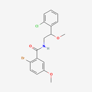 2-bromo-N-(2-(2-chlorophenyl)-2-methoxyethyl)-5-methoxybenzamide