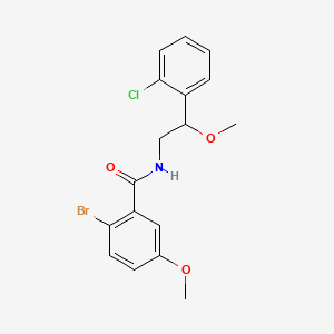 molecular formula C17H17BrClNO3 B2922511 2-bromo-N-(2-(2-chlorophenyl)-2-methoxyethyl)-5-methoxybenzamide CAS No. 1795088-31-1