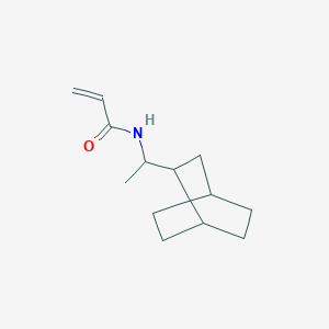 N-[1-(2-Bicyclo[2.2.2]octanyl)ethyl]prop-2-enamide