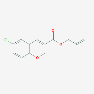 molecular formula C13H11ClO3 B2922538 烯丙基 6-氯-2H-色烯-3-羧酸盐 CAS No. 338420-13-6