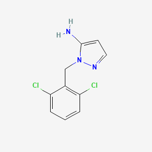 molecular formula C10H9Cl2N3 B2922553 1-[(2,6-dichlorophenyl)methyl]-1H-pyrazol-5-amine CAS No. 956438-99-6