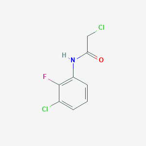 molecular formula C8H6Cl2FNO B2922575 2-chloro-N-(3-chloro-2-fluorophenyl)acetamide CAS No. 874804-35-0