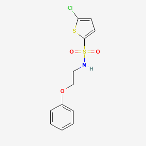 5-chloro-N-(2-phenoxyethyl)thiophene-2-sulfonamide