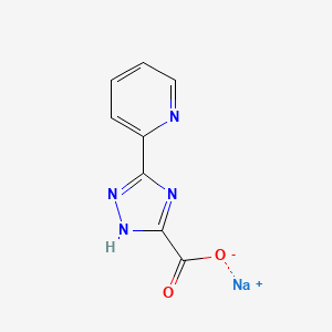 Sodium;3-pyridin-2-yl-1H-1,2,4-triazole-5-carboxylate