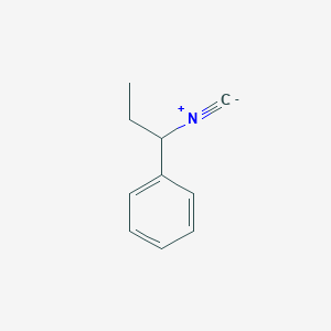 molecular formula C10H11N B2922652 1-Phenylpropyl isocyanide CAS No. 86345-62-2