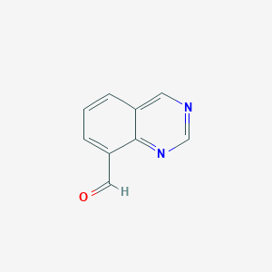 molecular formula C9H6N2O B2922675 Quinazoline-8-carbaldehyde CAS No. 1823899-37-1