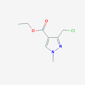 Ethyl 3-(chloromethyl)-1-methylpyrazole-4-carboxylate