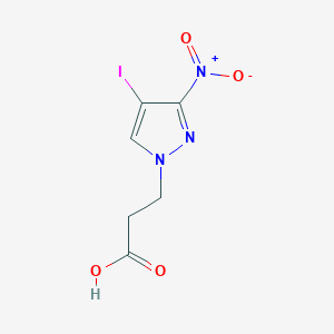 3-(4-Iodo-3-nitro-1H-pyrazol-1-yl)propanoic acid