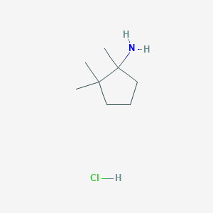 1,2,2-Trimethylcyclopentan-1-amine;hydrochloride