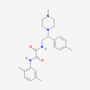 N1-(2,5-dimethylphenyl)-N2-(2-(4-methylpiperazin-1-yl)-2-(p-tolyl)ethyl)oxalamide