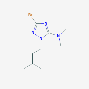 3-bromo-1-isopentyl-N,N-dimethyl-1H-1,2,4-triazol-5-amine