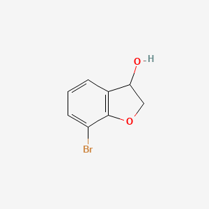 molecular formula C8H7BrO2 B2922855 7-Bromo-2,3-dihydrobenzofuran-3-ol CAS No. 1404230-46-1