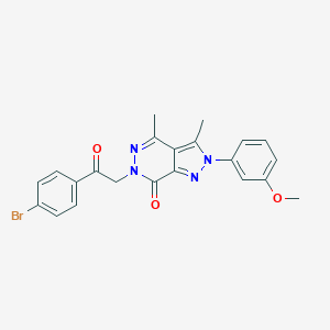 6-[2-(4-bromophenyl)-2-oxoethyl]-2-(3-methoxyphenyl)-3,4-dimethyl-2,6-dihydro-7H-pyrazolo[3,4-d]pyridazin-7-one