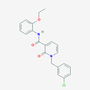 molecular formula C21H19ClN2O3 B2922870 1-(3-chlorobenzyl)-N-(2-ethoxyphenyl)-2-oxo-1,2-dihydropyridine-3-carboxamide CAS No. 899991-79-8