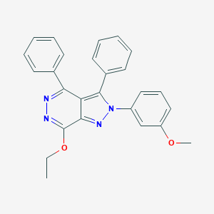 7-ethoxy-2-(3-methoxyphenyl)-3,4-diphenyl-2H-pyrazolo[3,4-d]pyridazine