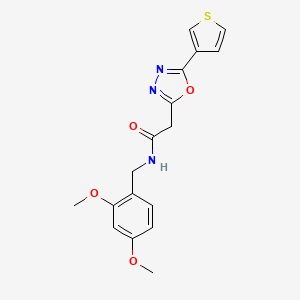 molecular formula C17H17N3O4S B2922915 Methyl 6-{[4-(2,3-dimethylphenyl)piperazin-1-yl]carbonyl}pyridine-2-carboxylate CAS No. 1251610-03-3