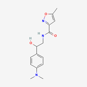 N-(2-(4-(dimethylamino)phenyl)-2-hydroxyethyl)-5-methylisoxazole-3-carboxamide