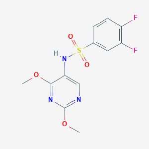 B2922948 N-(2,4-dimethoxypyrimidin-5-yl)-3,4-difluorobenzenesulfonamide CAS No. 1448029-10-4
