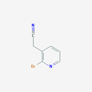 molecular formula C7H5BrN2 B2922977 2-(2-溴吡啶-3-基)乙腈 CAS No. 1211523-71-5