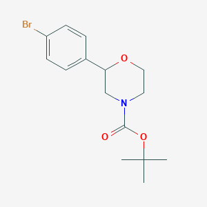 Tert-butyl 2-(4-bromophenyl)morpholine-4-carboxylate