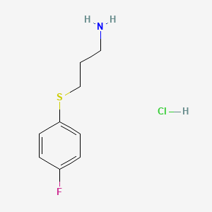 3-[(4-Fluorophenyl)thio]propan-1-amine hydrochloride