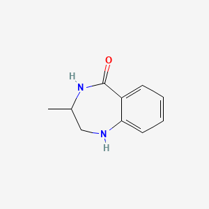 molecular formula C10H12N2O B2923020 3-methyl-2,3,4,5-tetrahydro-1H-1,4-benzodiazepin-5-one CAS No. 27545-05-7