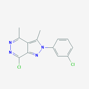 7-chloro-2-(3-chlorophenyl)-3,4-dimethyl-2H-pyrazolo[3,4-d]pyridazine