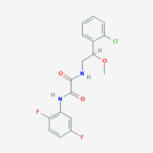 N1-(2-(2-chlorophenyl)-2-methoxyethyl)-N2-(2,5-difluorophenyl)oxalamide